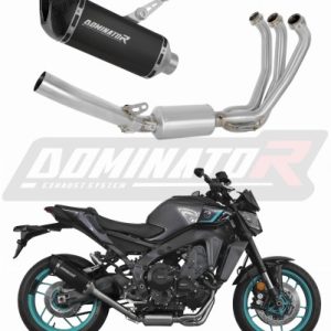 Yamaha MT-09 2024 Full Exhaust System Collector Silencer HP6 BLACK + dB killer