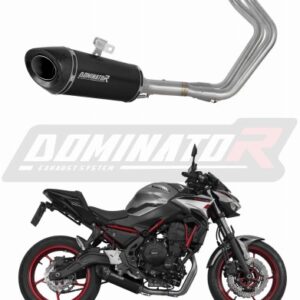 Ауспух за Kawasaki Ninja 650 2023 - 2025 Full Exhaust System Collector Silencer HP8 BLACK + dB killer