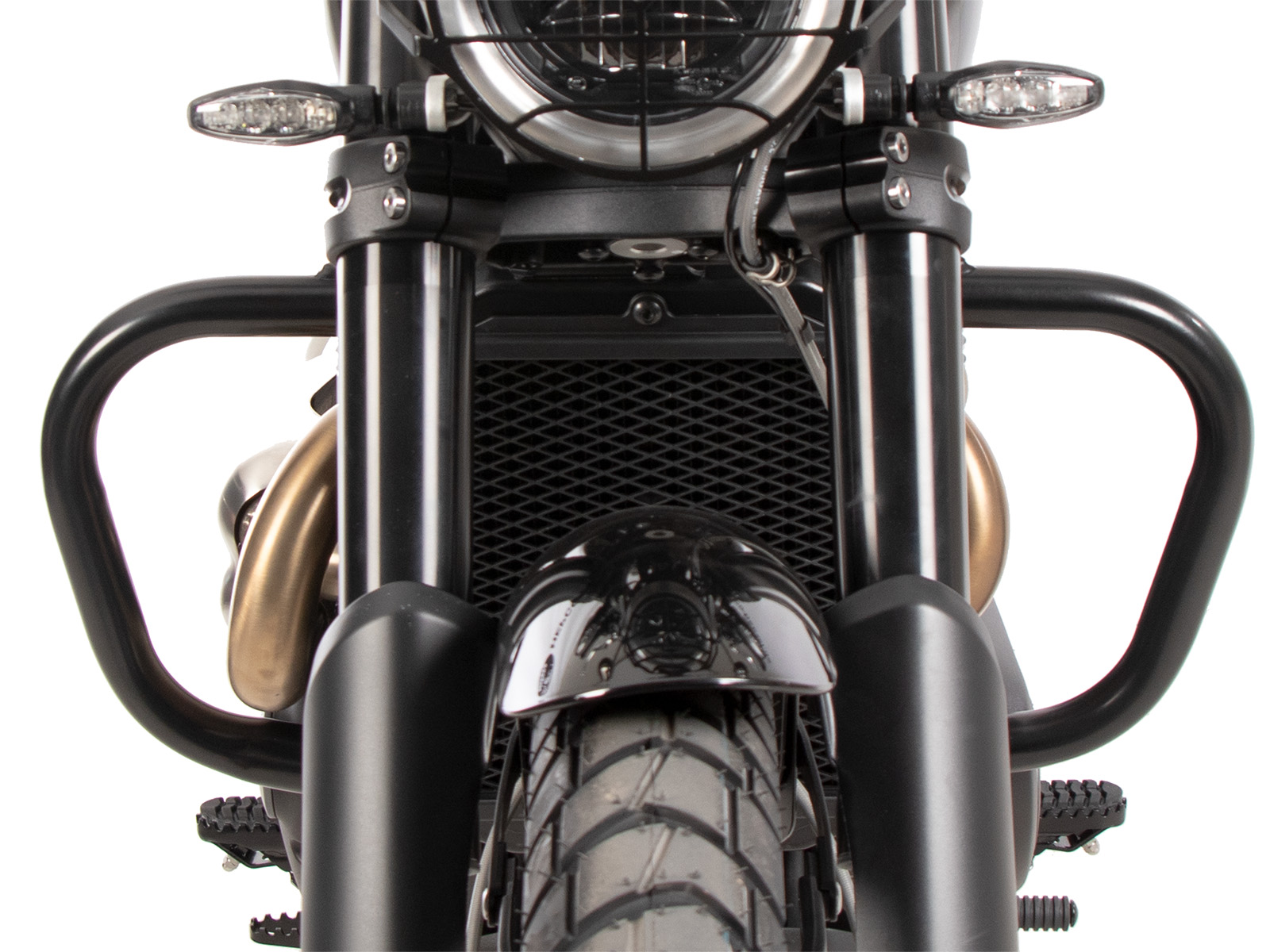Протектор за двигател / Engine guard black for Triumph Scrambler 1200 X (2024-) - Image 3