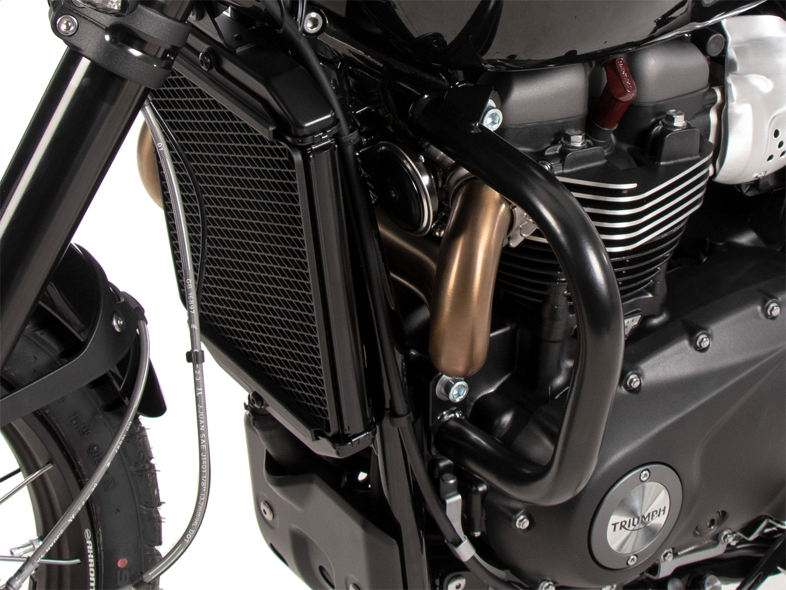 Протектор за двигател / Engine guard black for Triumph Scrambler 1200 X (2024-) - Image 4